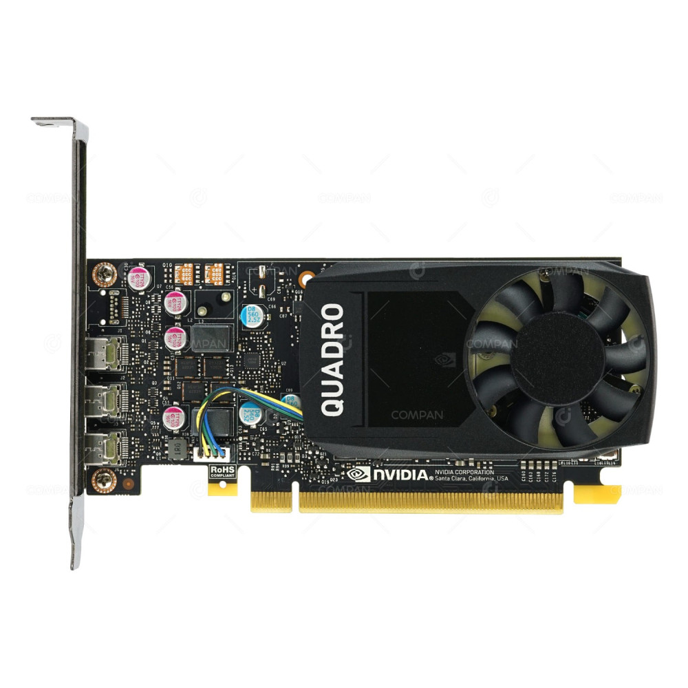 699-5G212-0500-110 NVIDIA QUADRO P400 PASCAL GPU 2GB 256 CUDA CORES MEMORY INTERFACE 64 BIT GDDR5 PCIE 3.0 X16 THREE MINI DISPLAYPORTS MDP GRAPHICS PROCESSING UNIT VIDEO CARD 900-5G212-1701-000